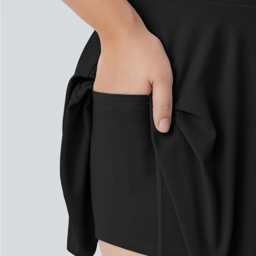 NWT Halara deep V neck  racer back  romper dress with  short sz 2X - Picture 12 of 12